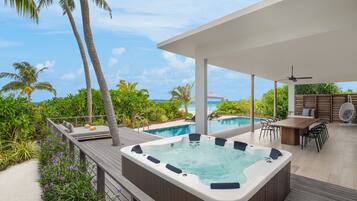 Vil·la, 3 dormitoris, no fumadors (Sunrise View) | 1 dormitori, roba de llit hipoal·lergògena i cobrellits