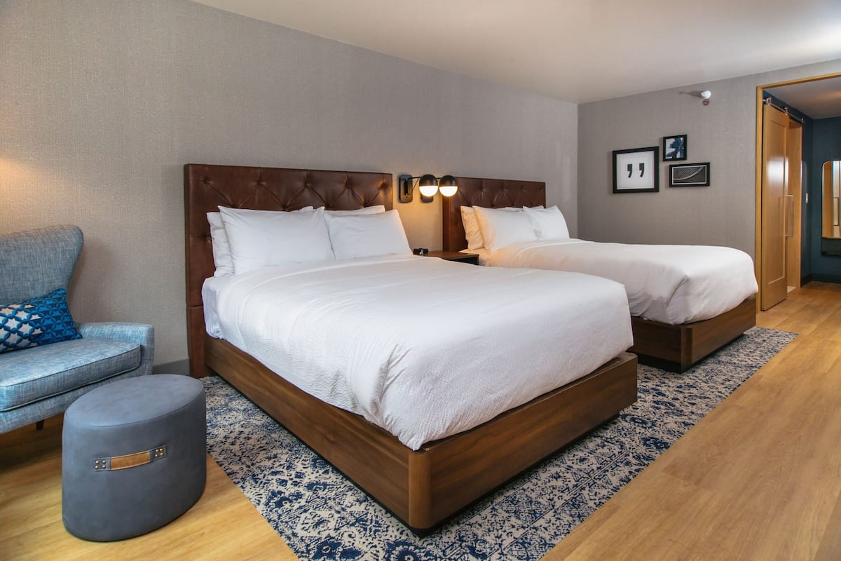 Traditional Room, 2 Queen Beds | Down comforters, desk, laptop workspace, blackout drapes