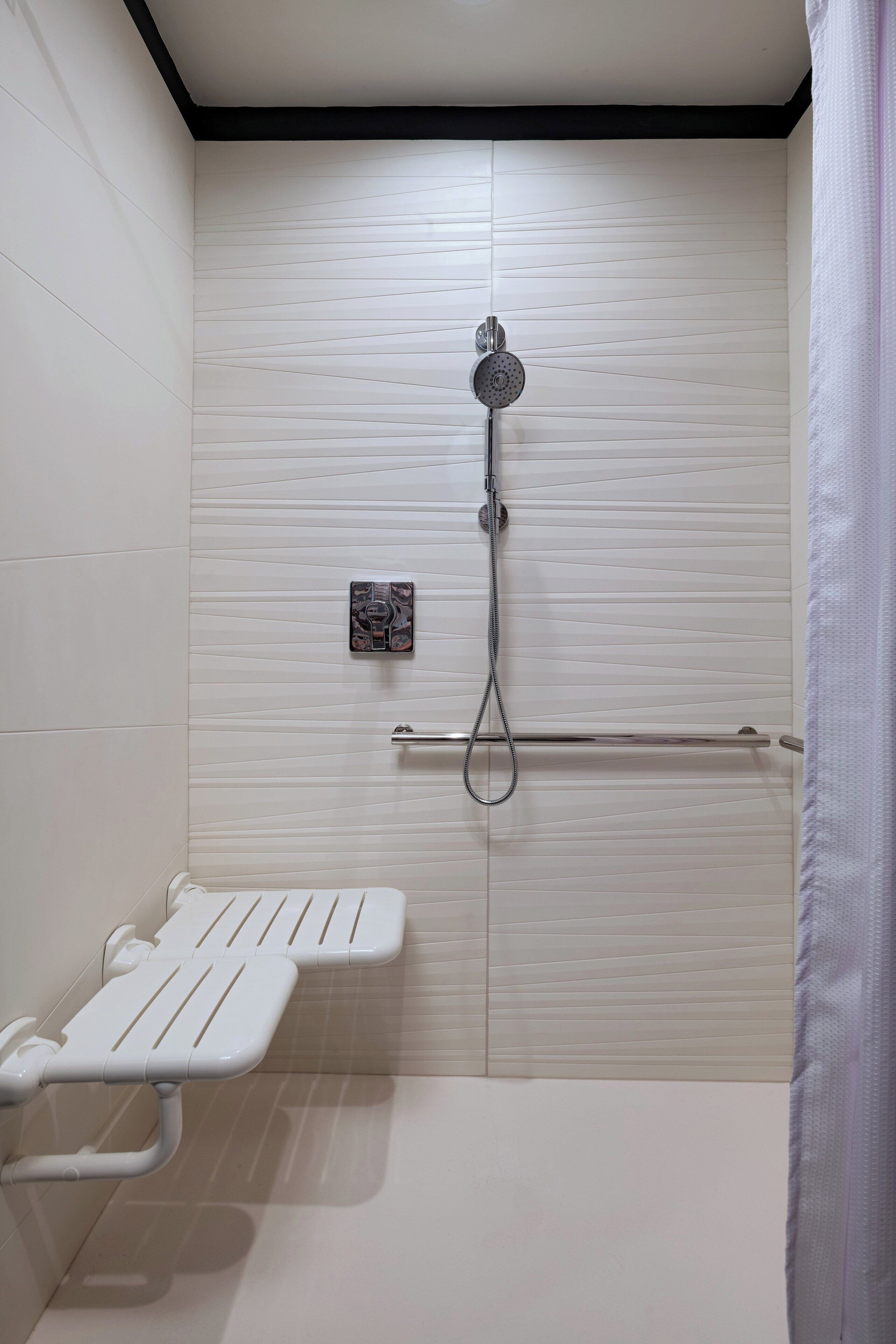 suite, 2 queen beds | bathroom | shower, designer toiletries, hair dryer, towels