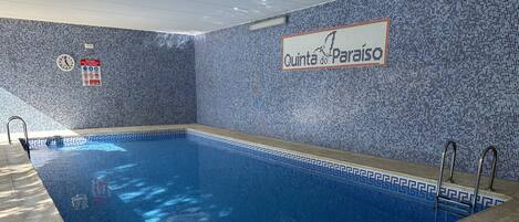 Indoor pool, a heated pool