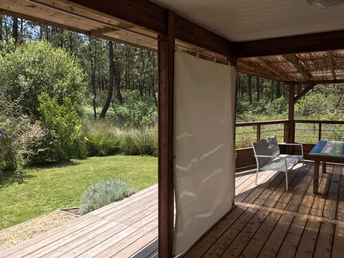 Chalet Atypique au Cœur de la Forêt de Pin