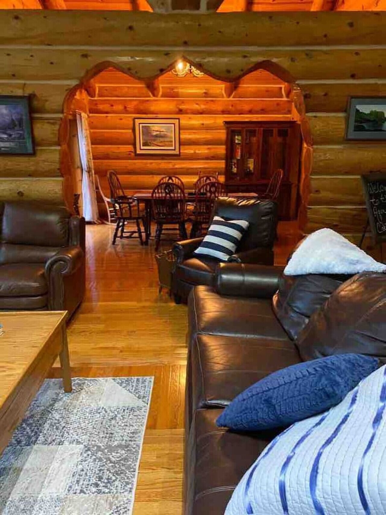 TV, fireplace, foosball