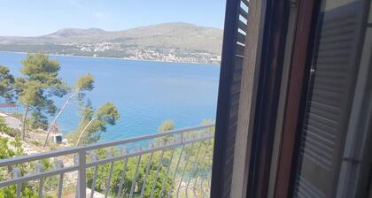 Seafront House with beautiful terraces and private beach