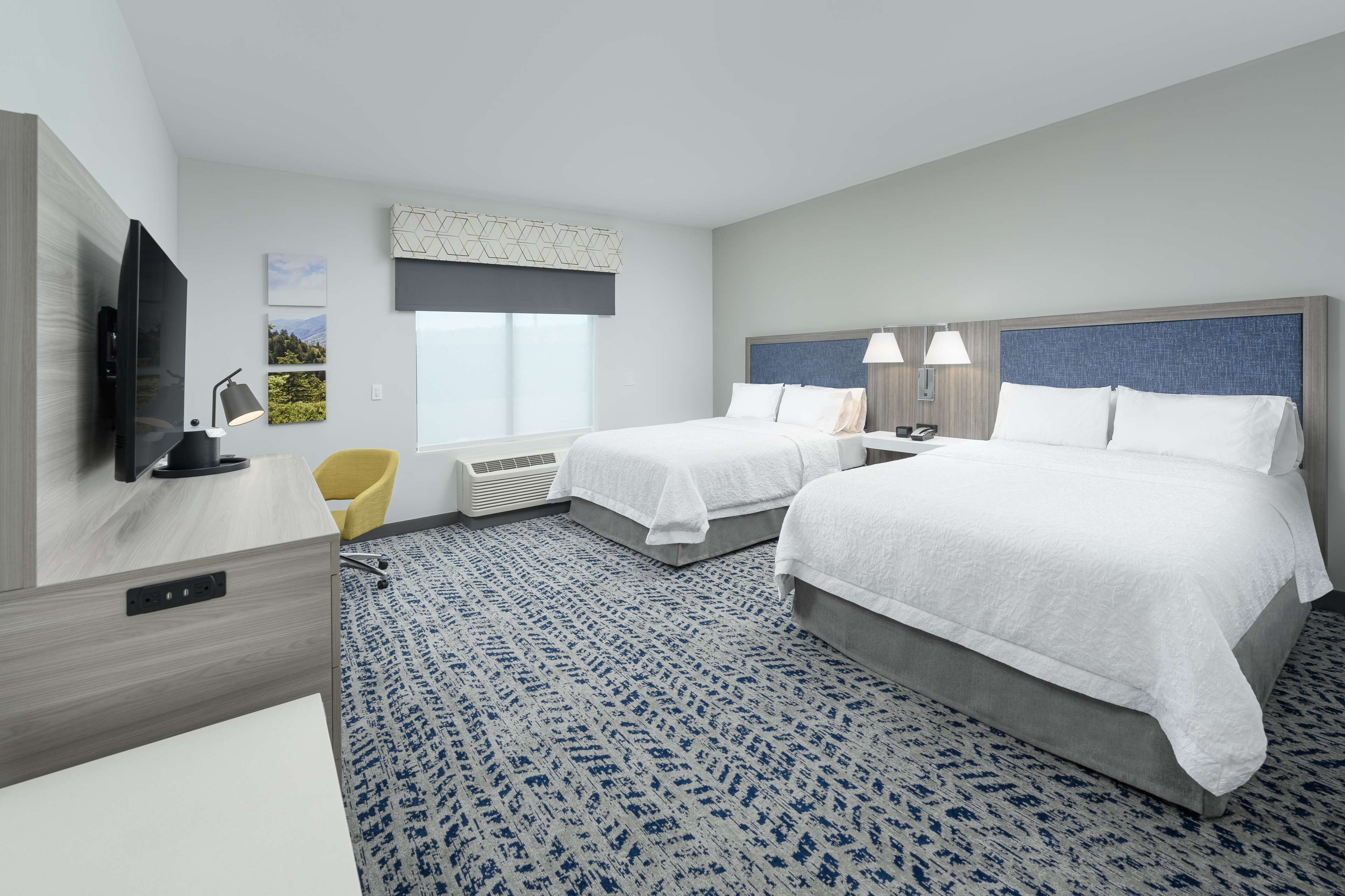 room, 2 queen beds, accessible, bathtub | hypo-allergenic bedding, desk, laptop workspace, free cots/infant beds