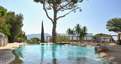 Villa superbe vue mer piscine lagon