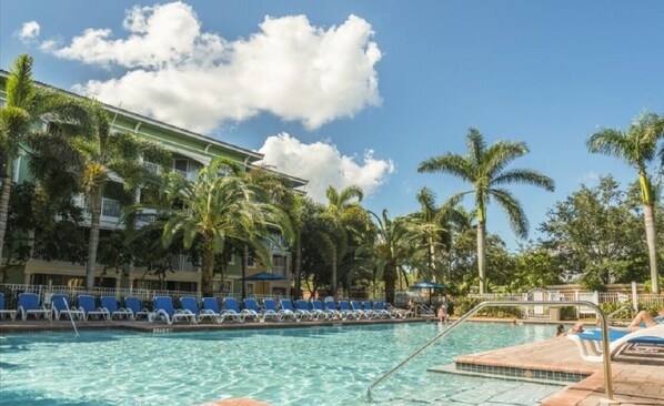Indoor pool, outdoor pool