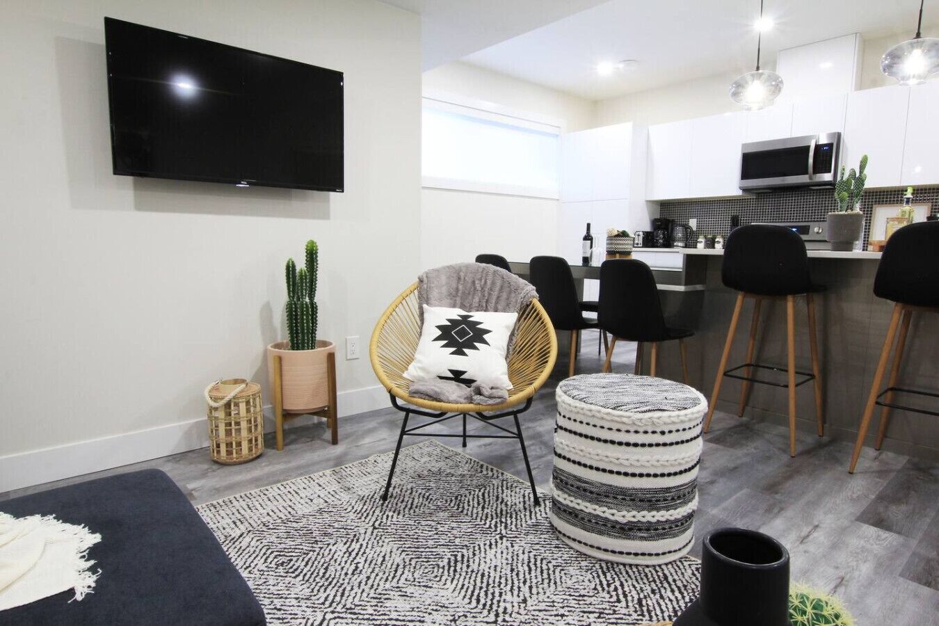 Smart-tv en een kantoor