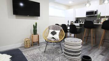 Smart-tv en een kantoor