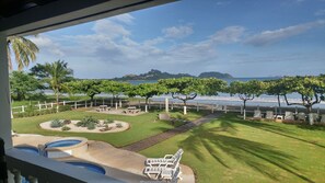 Terrace/patio - Beachfront Condo with Pool and Ocean View Playa Potrero, Costa Rica (Surfside (Playa Potrero))