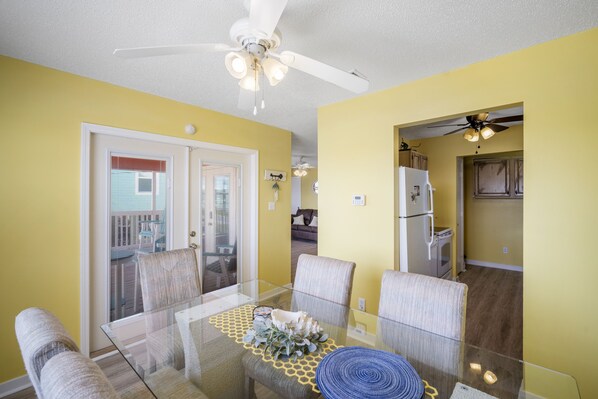 House, 3 Bedrooms, Balcony, Beachside | Dining room - Coral Breeze by ALBVR (Gulf Shores)