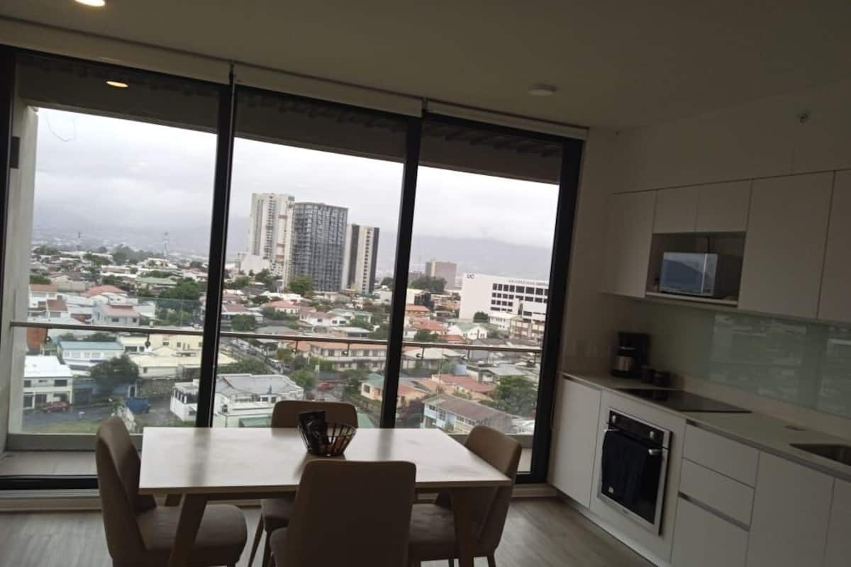 Premium Apartment, Multiple Beds | Private kitchen | Full-size fridge, microwave, oven, griddle