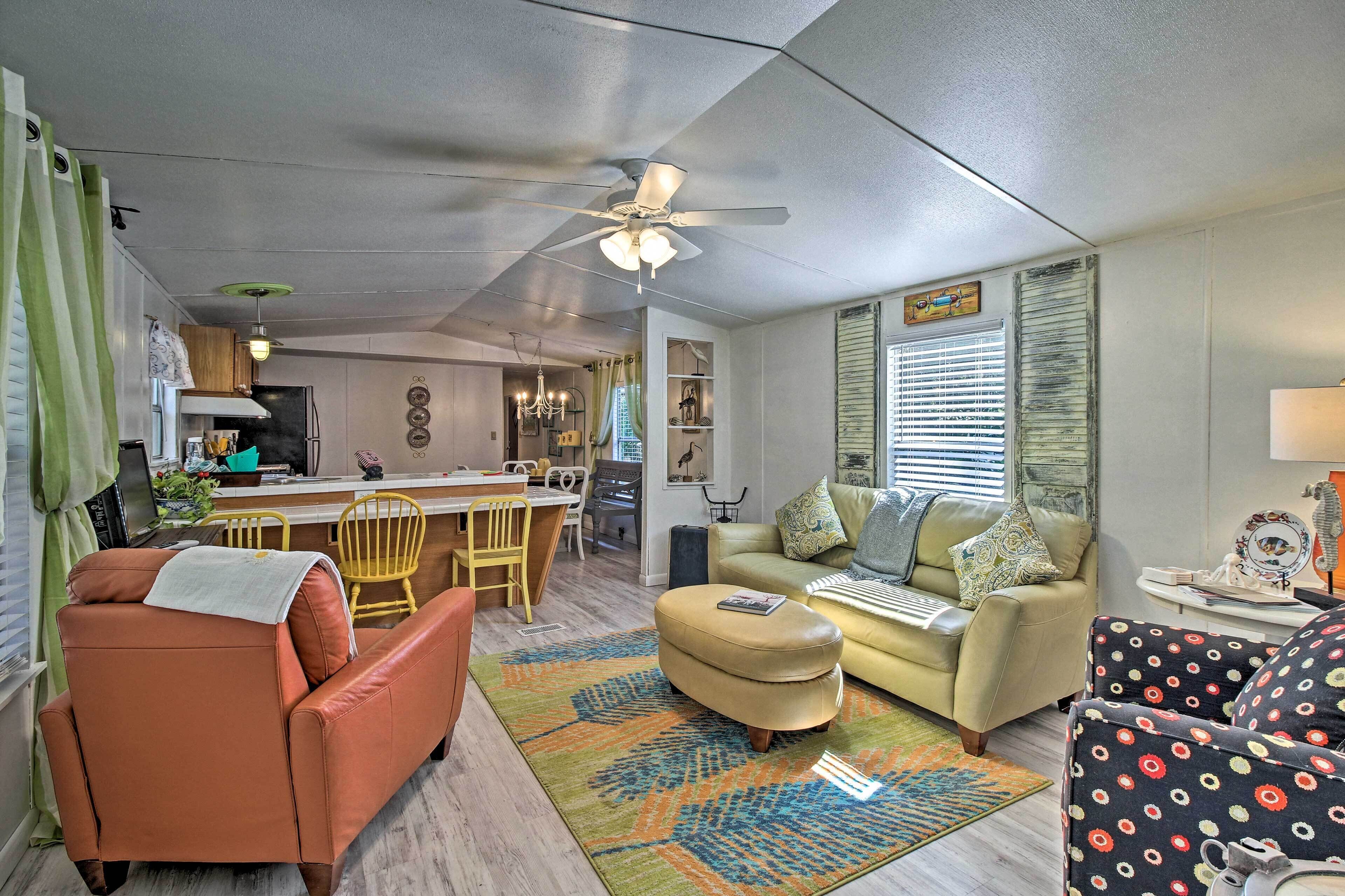 Rustic Midway Retreat w/ Deck & Creek Access!