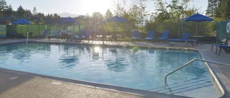 Indoor pool, outdoor pool