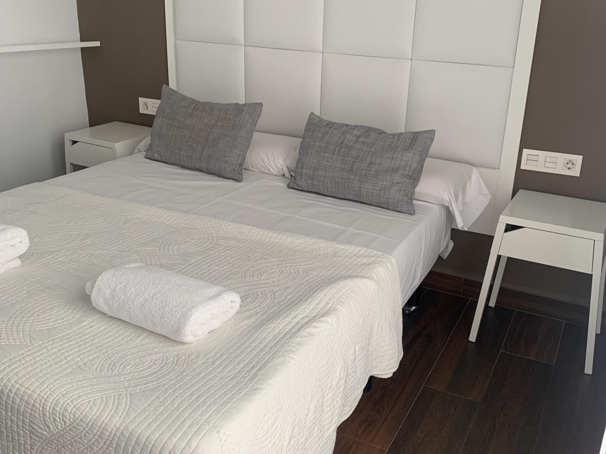 Centrally located, with free car park and patio