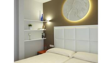1 slaapkamer, een strijkplank/strijkijzer, internet, beddengoed