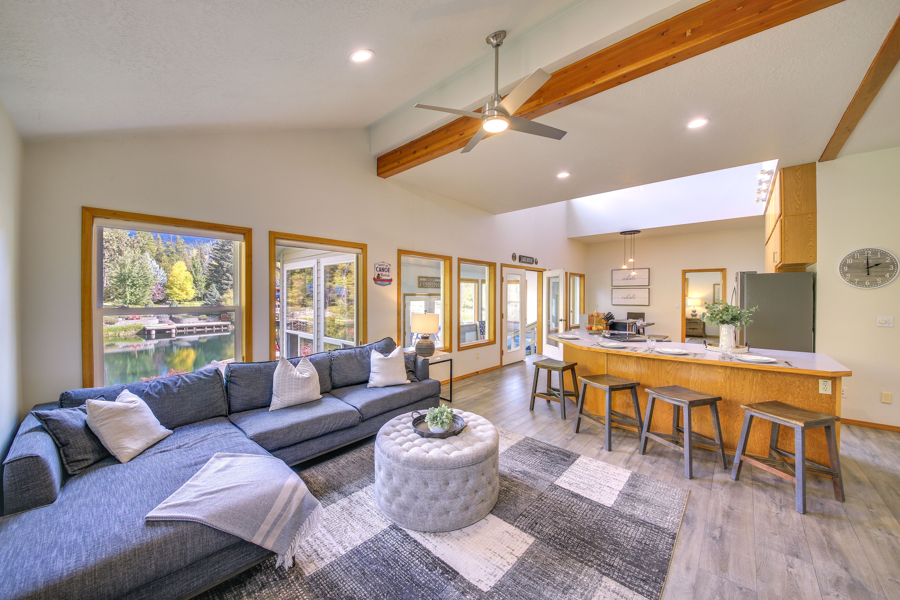 Expansive Waterfront Escape w/ Kayaks + SUPs!