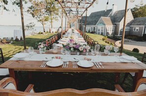 Außenbereich für Bankette