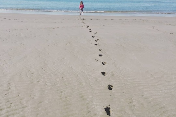 Tæt på stranden