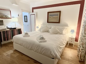 2 bedrooms, in-room safe, iron/ironing board, travel cot