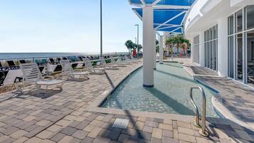 Indoor pool, a heated pool