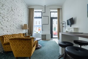Living area - Augarten Apartments (Vienna)