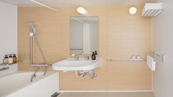 Twin Room, Bathtub Grab Bars, Non Smoking | Bathroom