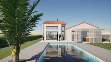 Indoor pool, outdoor pool