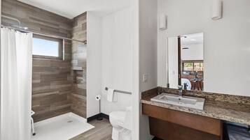 Shower, towels