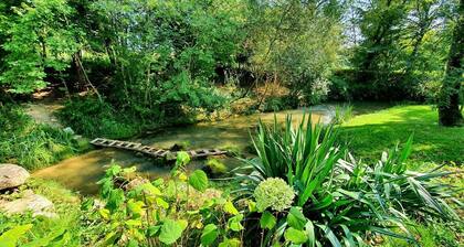 Moulin rénové au bord de son ruisseau dans un écrin de verdure à Lauzerte