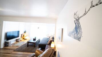Smart TV, fireplace, offices