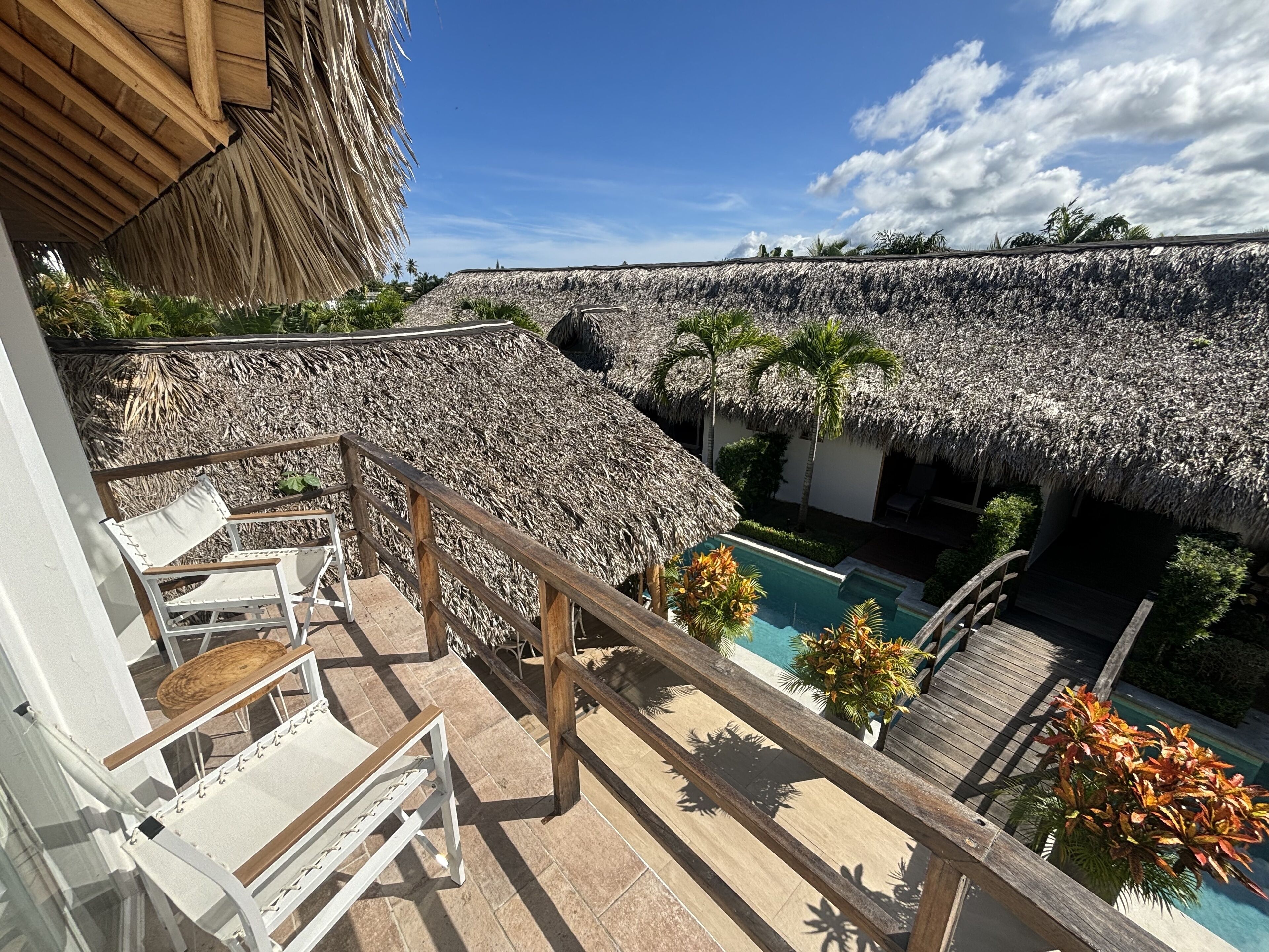 Appartement Confort, cuisine, en mezzanine | Vue de la chambre