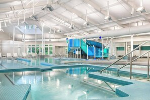Indoor pool, outdoor pool