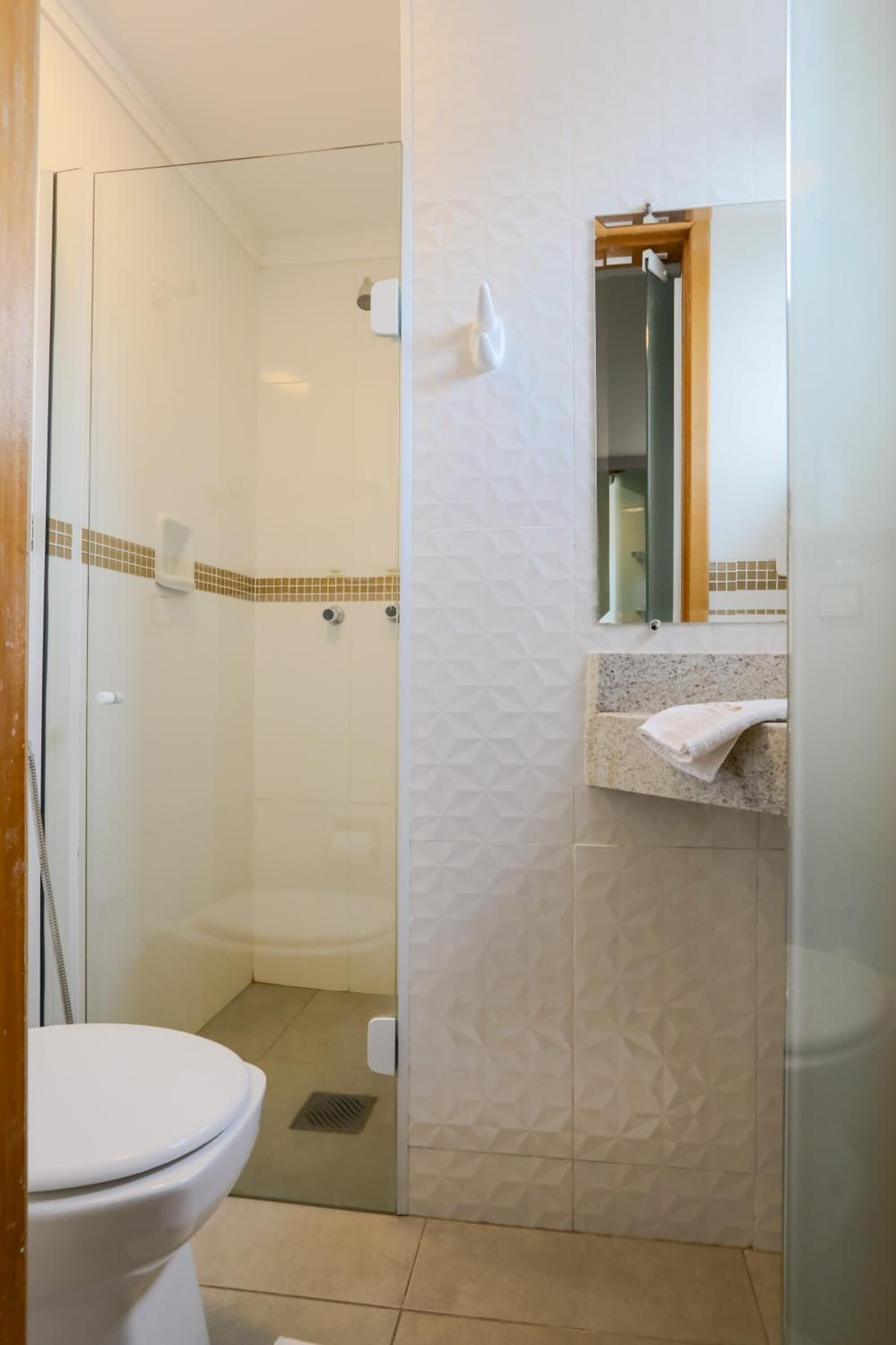 shower, rainfall showerhead, hair dryer, bidet