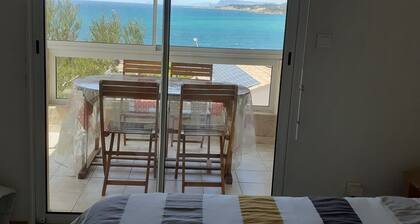 Appart. 2P Magnifique vue mer Six Fours Corniche Solviou