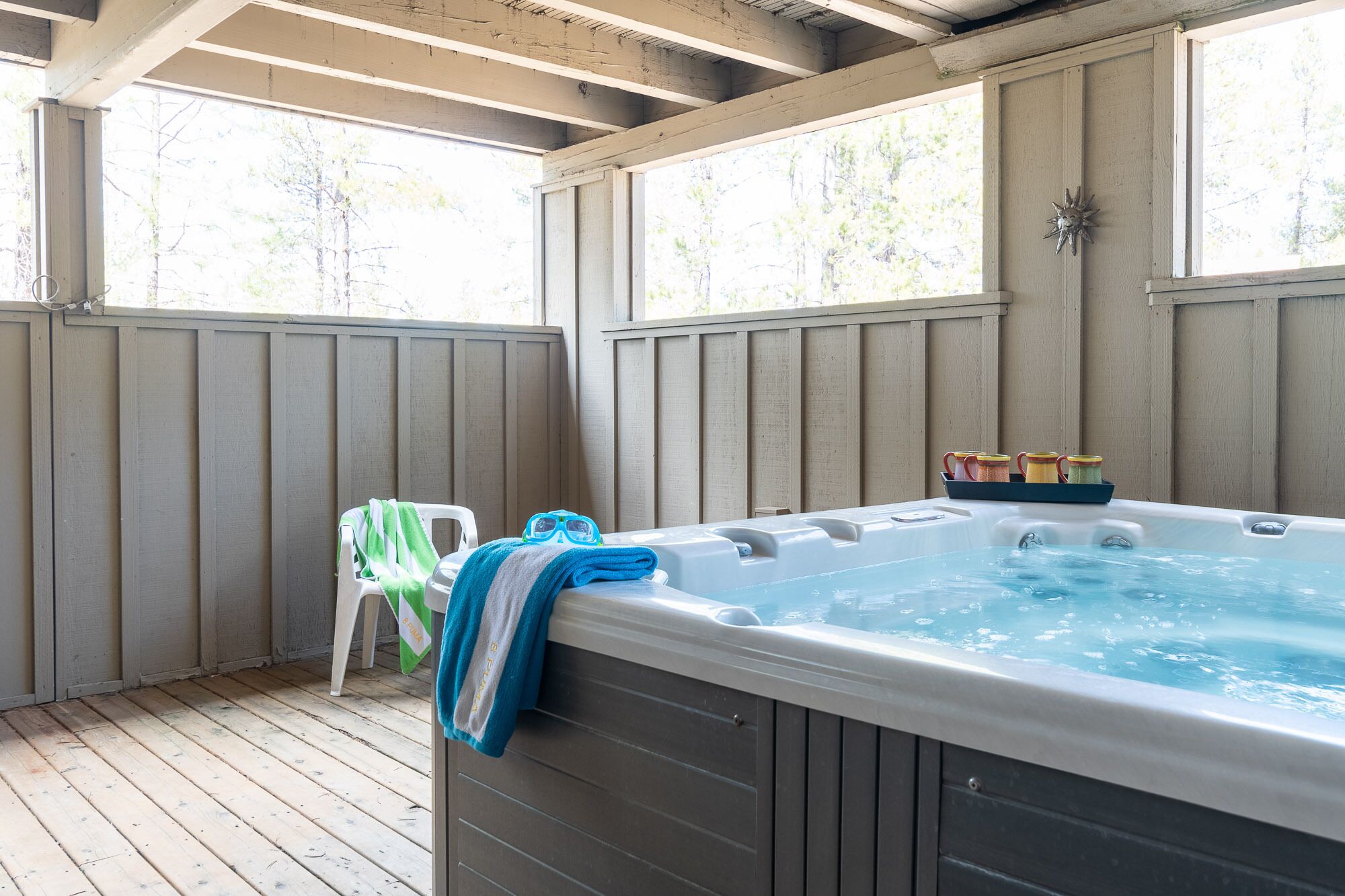 Bain à remous intérieur