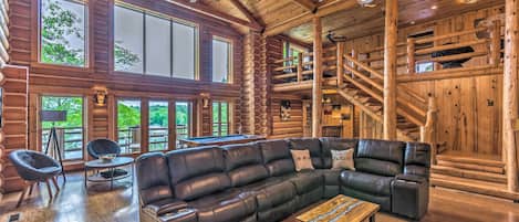 TV, fireplace, video game console