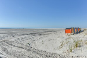 En la playa 