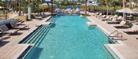 Außenpool, beheizter Pool