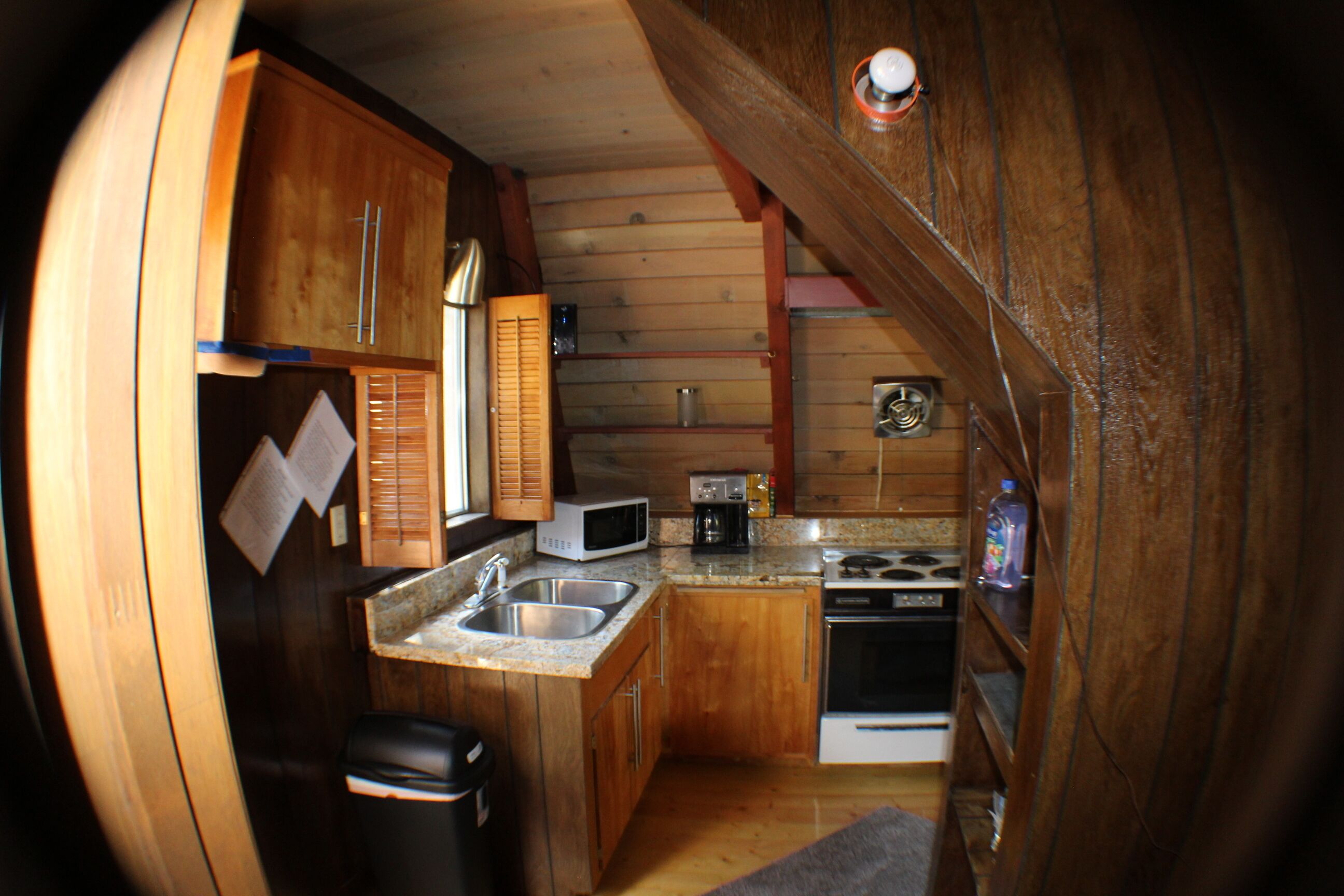 Happy Quail A Frame cabin