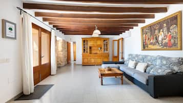 TV, fireplace, DVD player, ping pong