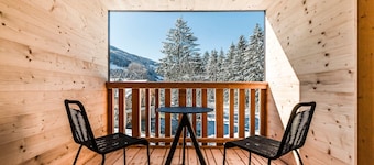 Apartment "Lichtung Woldererhof Auszeit" with Mountain View, Sauna & Balcony