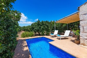 Pool - Vacation Home "Biniaco" with Private Pool, 2 Private Terraces & Wi-Fi (Muro)