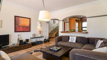 TV, video games, DVD player, stereo