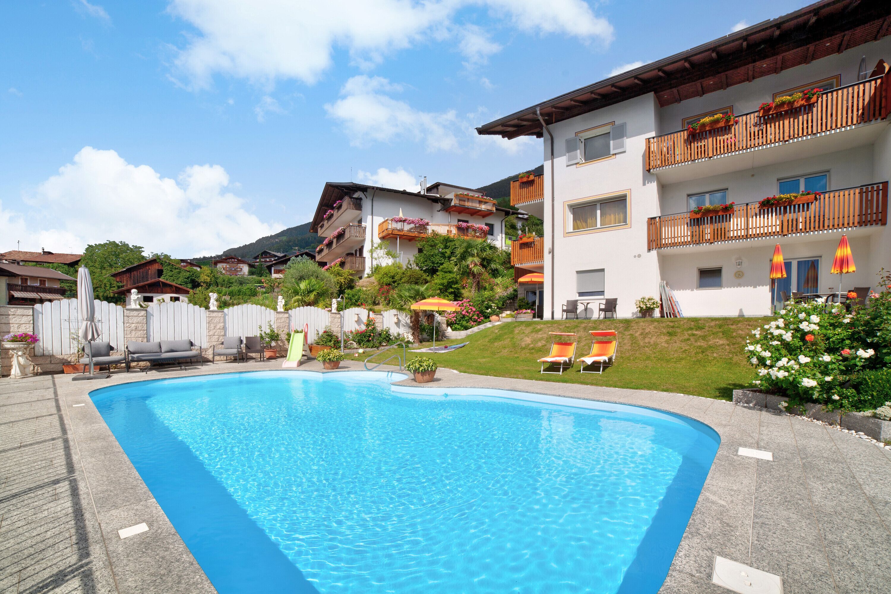 Una piscina riscaldata