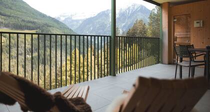Apartment "Archehof Hochzirm Lodge Johanna" with Mountain View, Sauna & Terrace