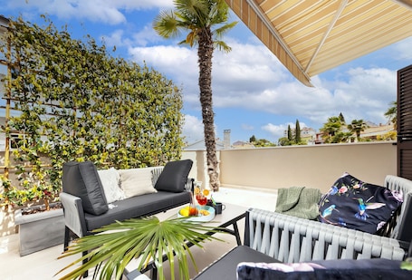 Deluxe Apartment, 1 Bedroom, Terrace | Terrace/patio