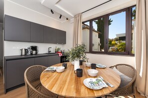 Deluxe Apartment, 1 Bedroom | Private kitchen | Coffee/tea maker, electric kettle - Sunset Residence Rovinj (Rovinj)