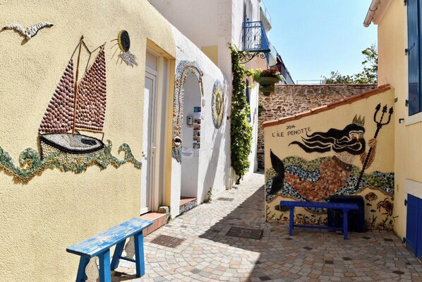 Exterior detail - 1-bedroom embankment apartment Direct beach exit (Les Sables-d'Olonne)