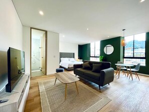 1 soverom, strykejern/-brett, wi-fi og sengetøy