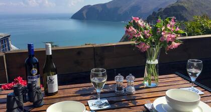 A charming dog and couple friendly quirky apartment with sea views, in a popular location in North D